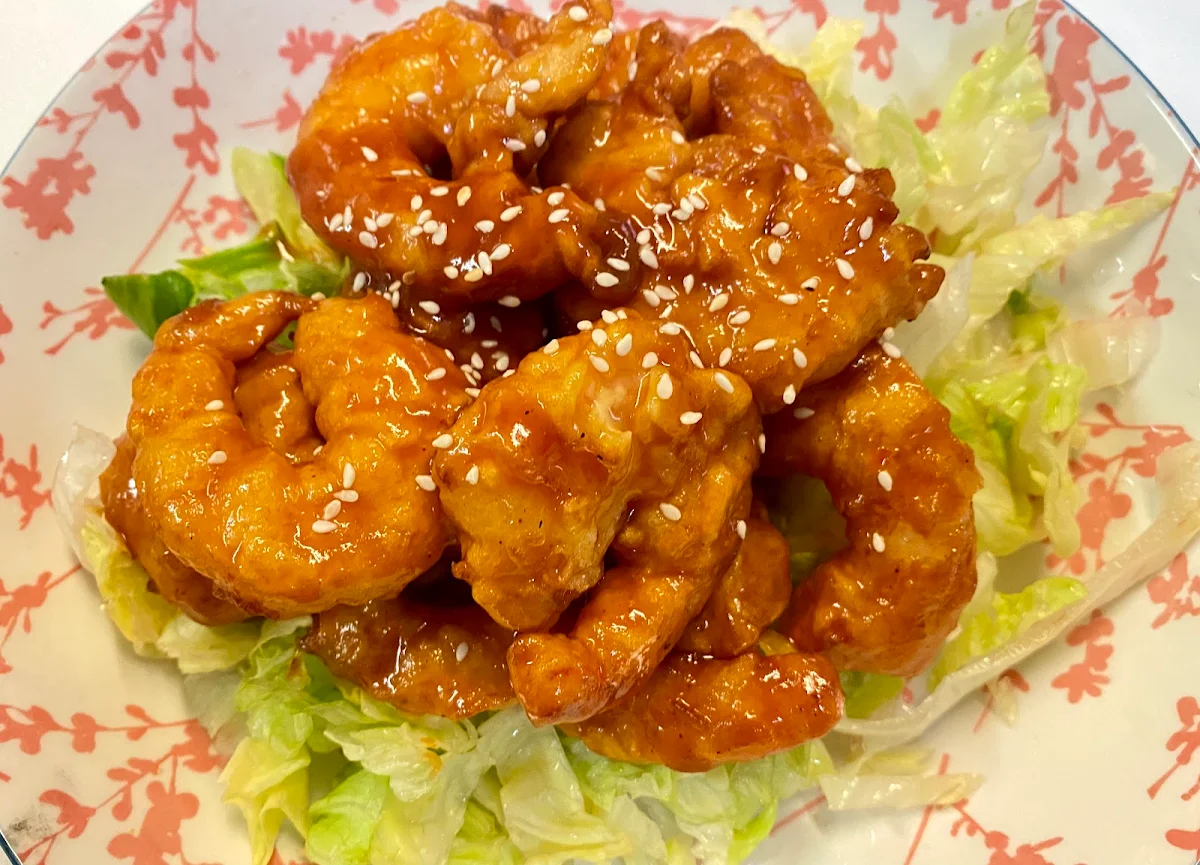 honey king prawn 蜜糖虾